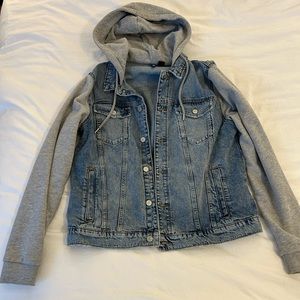 H&M Hooded Jean Jacket